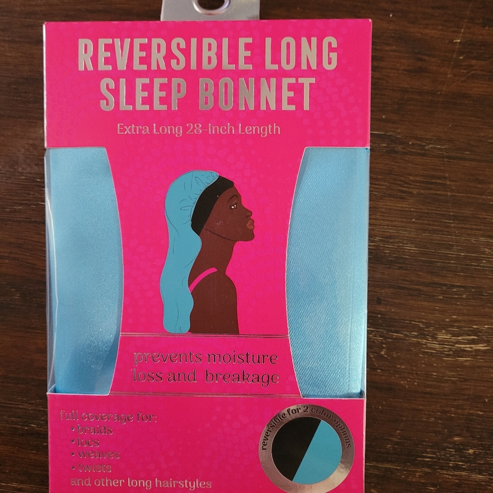 Reversible long sleep bonnet